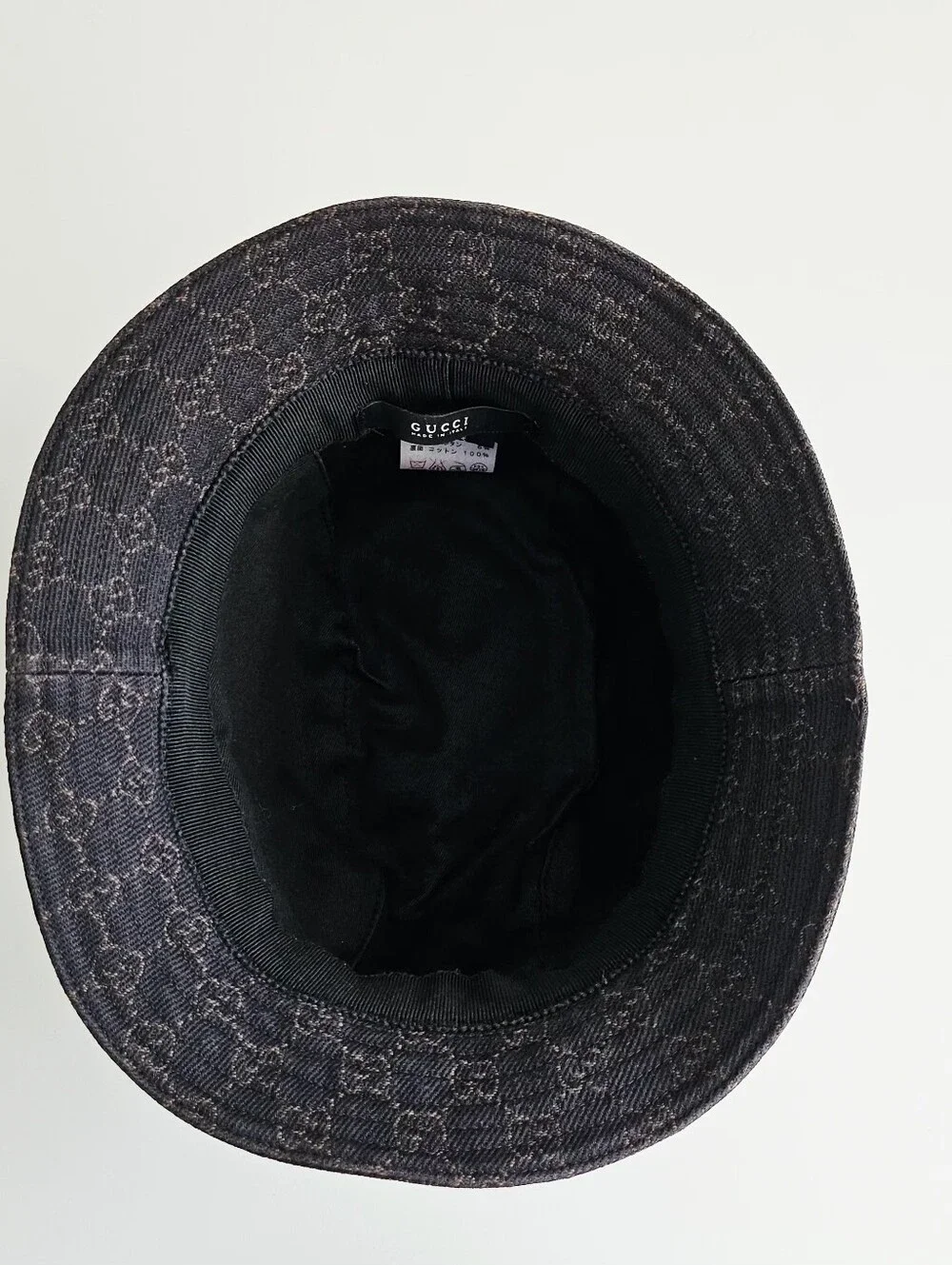 Gucci Interlocking GG Brown Canvas Unisex Bucket Hat